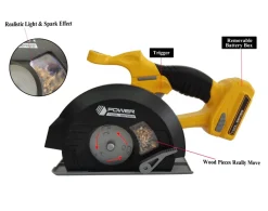 Power Tools Lasten Pyörösaha/Käsisirkkeli Äänillä Ja Valolla