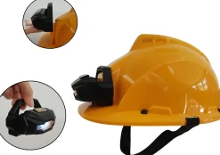 Power Tools Lasten Työmaakypärä Otsalampulla