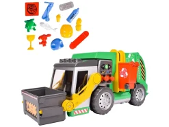 POWER X Lift'N'Dump Elektroninen Roska-auto Valoilla ja Äänillä, 46 cm