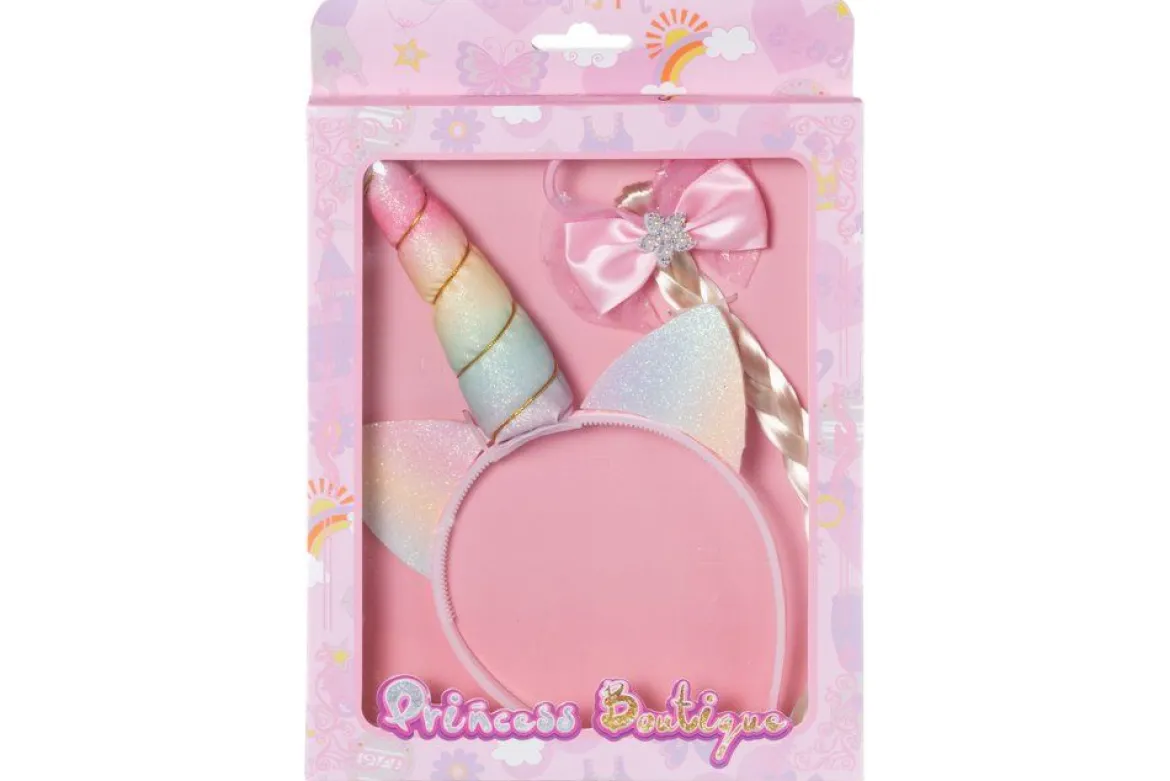 Princess Boutique Yksisarvispanta Ja Hiuskoriste Setti