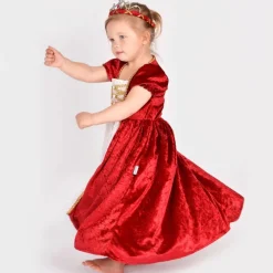 Prinsessamekko Punainen 110-116cm (4-6v)