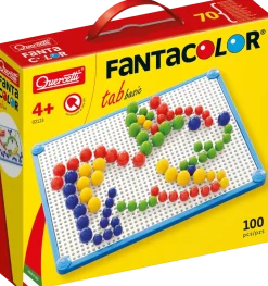 Quercetti Fanta Color Sommittelualusta ja 100 Nuppia