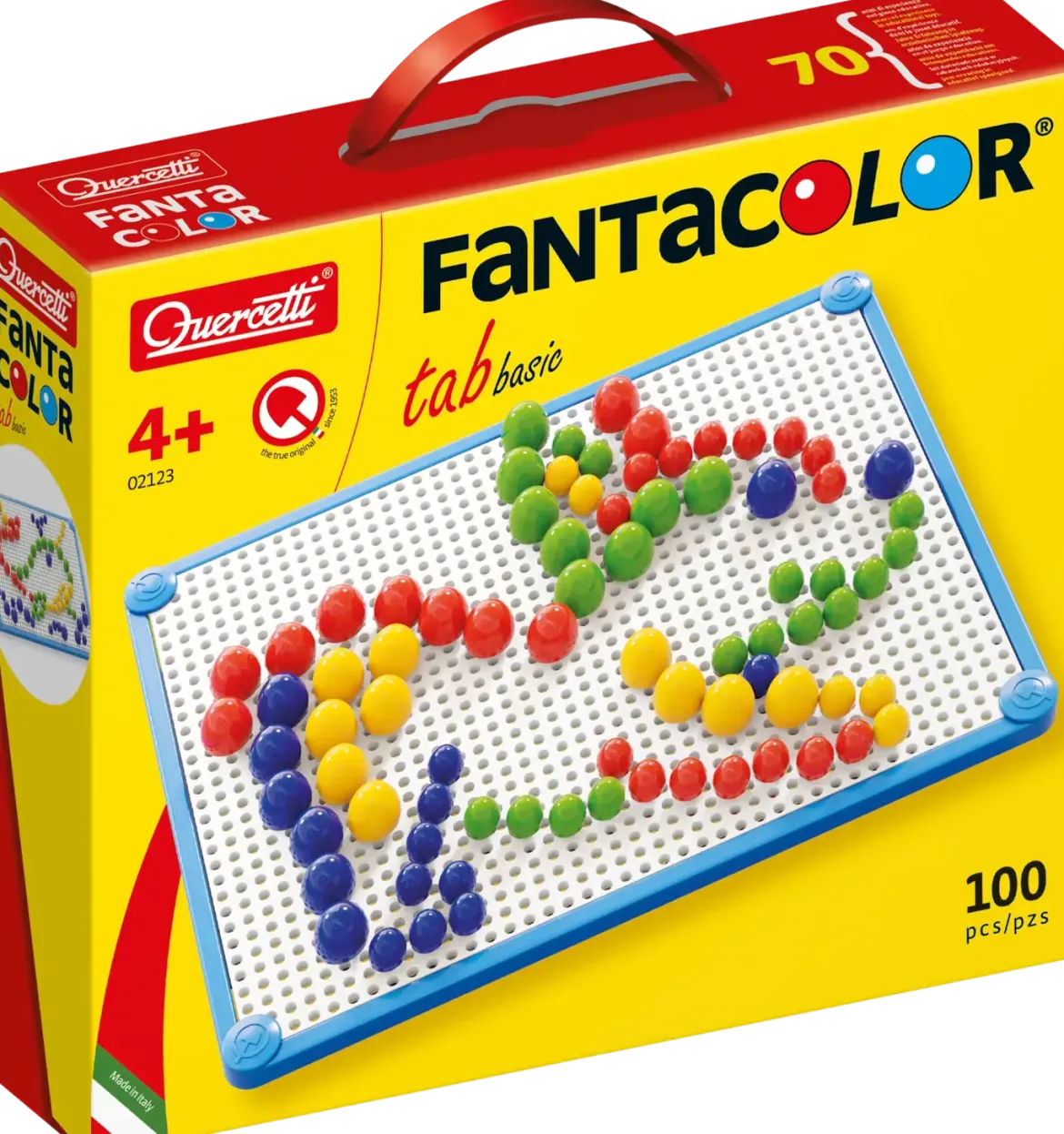 Quercetti Fanta Color Sommittelualusta ja 100 Nuppia