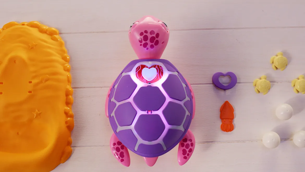 Rescue Turtle Interaktiivinen Kilpikonna Pinkki