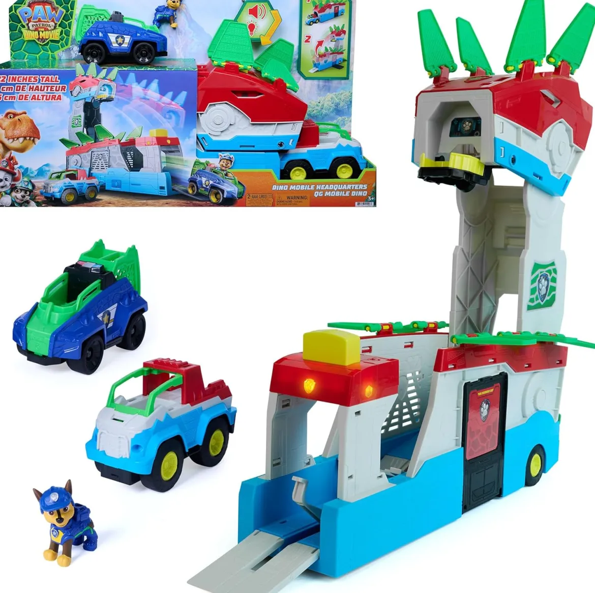 Ryhmä Hau Dino Movie Dino Mobile, Päämaja-auto Valolla ja Äänillä
