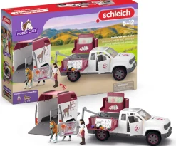 Schleich 42704 Eläinlääkärin Auto ja Traileri
