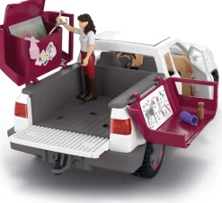 Schleich 42704 Eläinlääkärin Auto ja Traileri