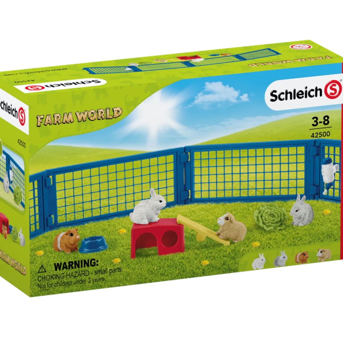 Schleich Farm World Kanien ja Marsujen Häkki