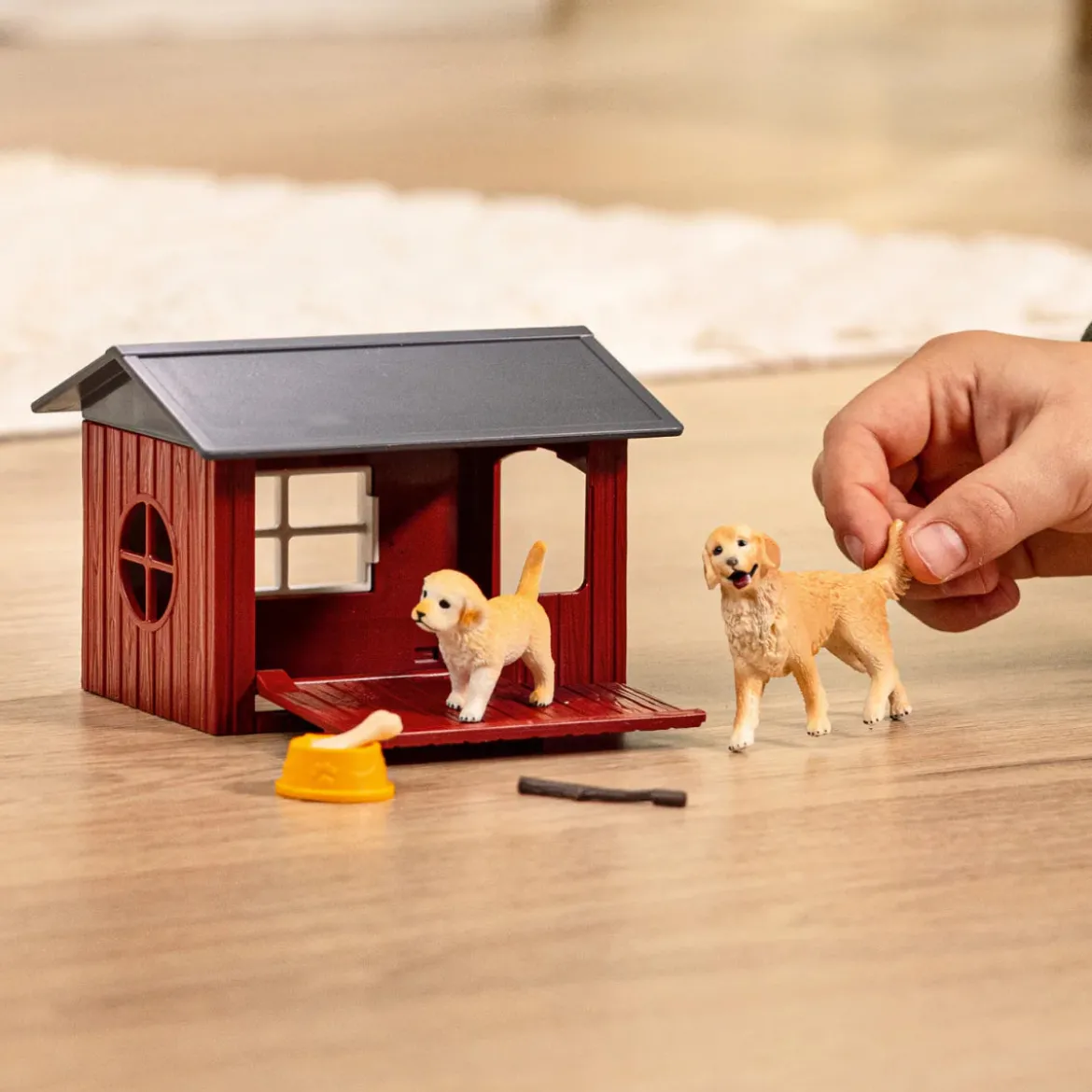 Schleich 42722 Koirankoppi ja Kultainennoutaja