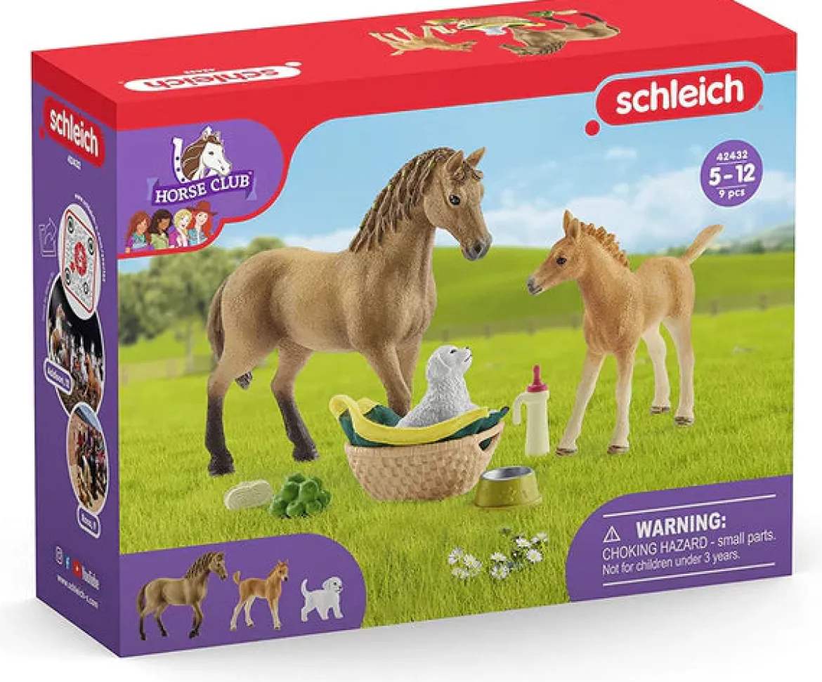Schleich 42432 Sarahin Eläinhoitosetti