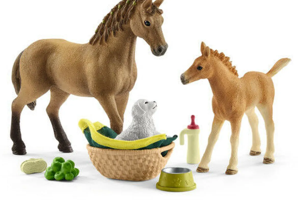 Schleich 42432 Sarahin Eläinhoitosetti