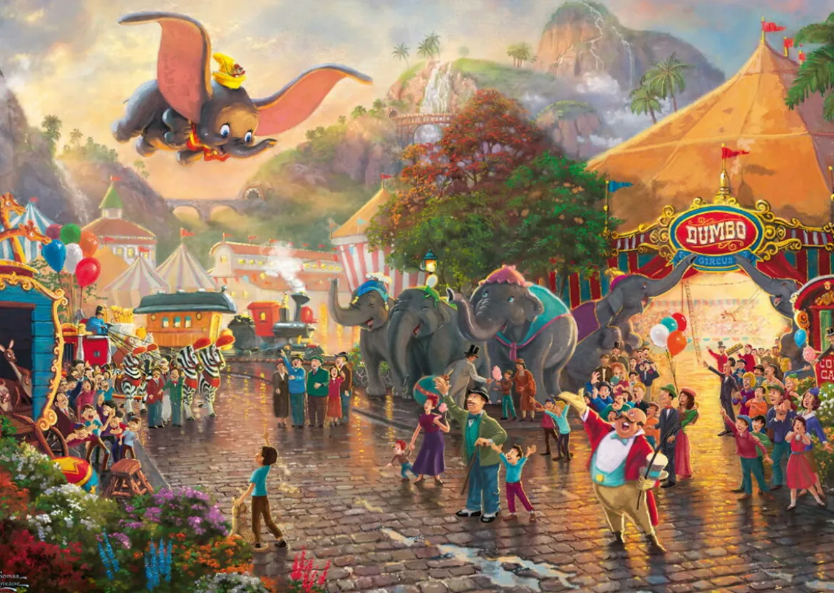 Schmidt Thomas Kinkade 1000 Palan Palapeli Disney Dumbo