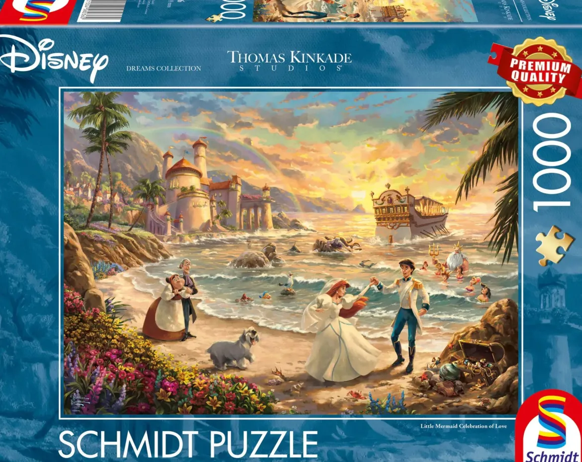 Schmidt Thomas Kinkade 1000 Palan Palapeli Disney Pieni Merenneito