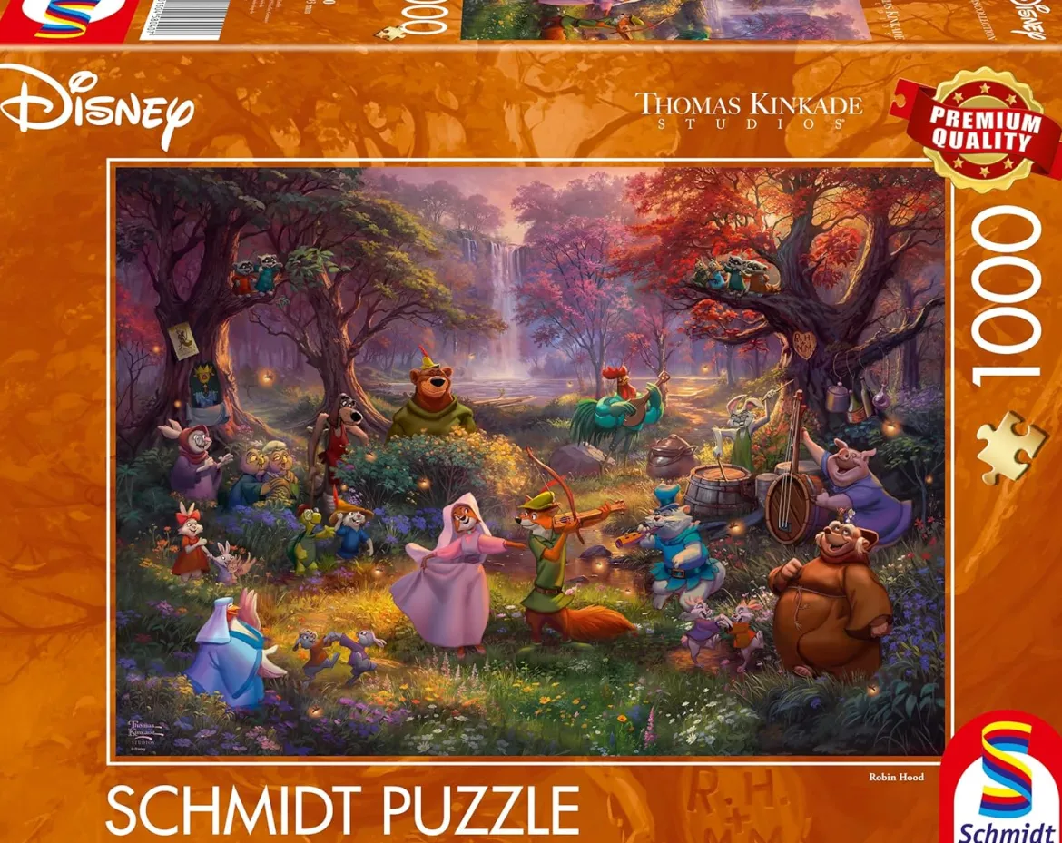 Schmidt Thomas Kinkade 1000 Palan Palapeli Disney Robin Hood
