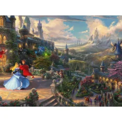 Schmidt Thomas Kinkade 1000 Palan Palapeli Disney Sleeping Beauty, Dancing In The Enchanted Light