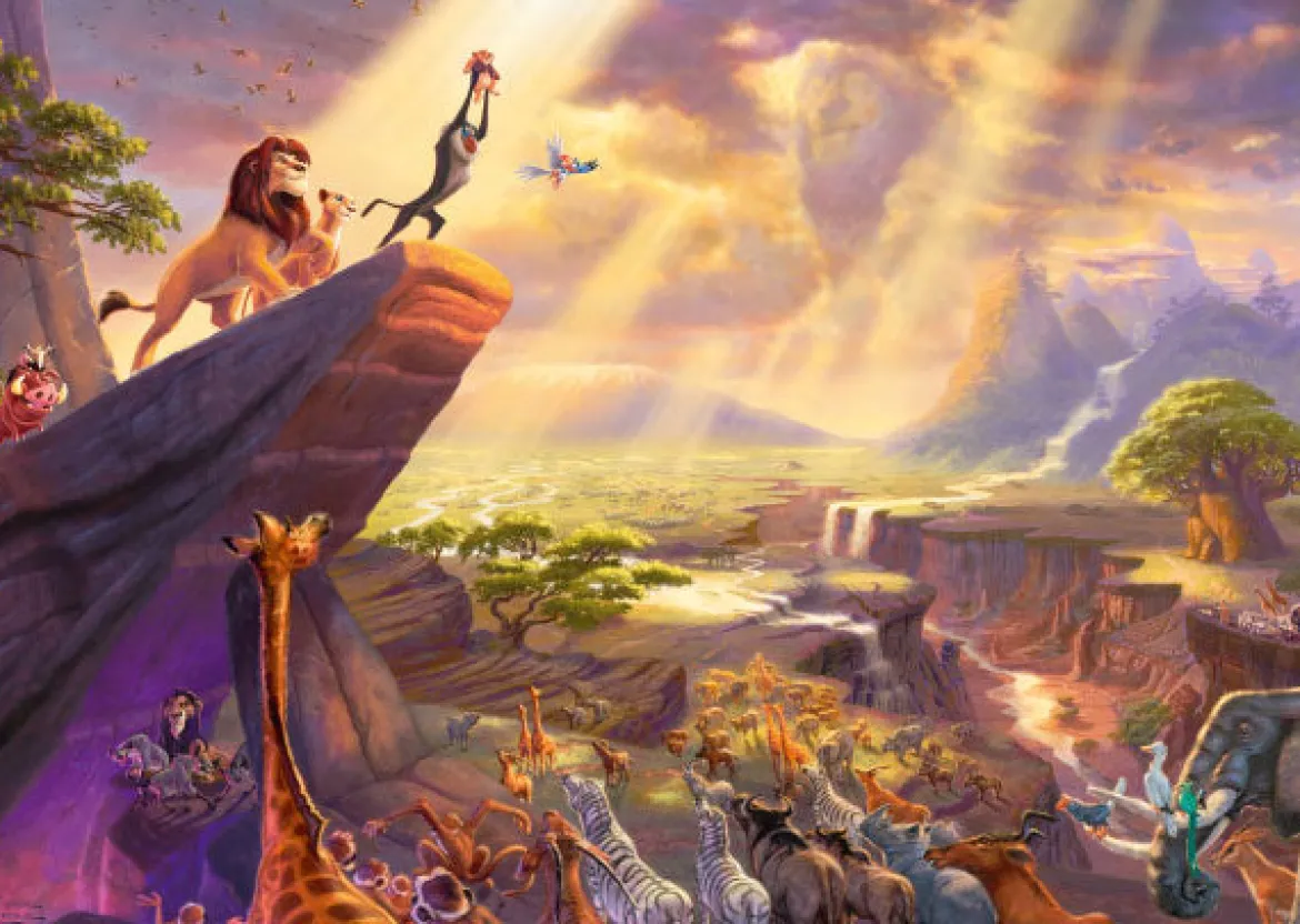 Schmidt Thomas Kinkade 1000 Palan Palapeli Disney, The Lion King