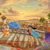 Schmidt Thomas Kinkade 1000 Palan Palapeli Jasmine Dancing In The Desert Sunset