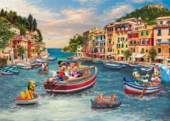 Schmidt Thomas Kinkade 1000 Palan Palapeli Mickey And Minnie In Italy