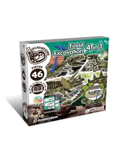 Science4You Fossiili Dinosaurus Kaivaussetti 4 in 1