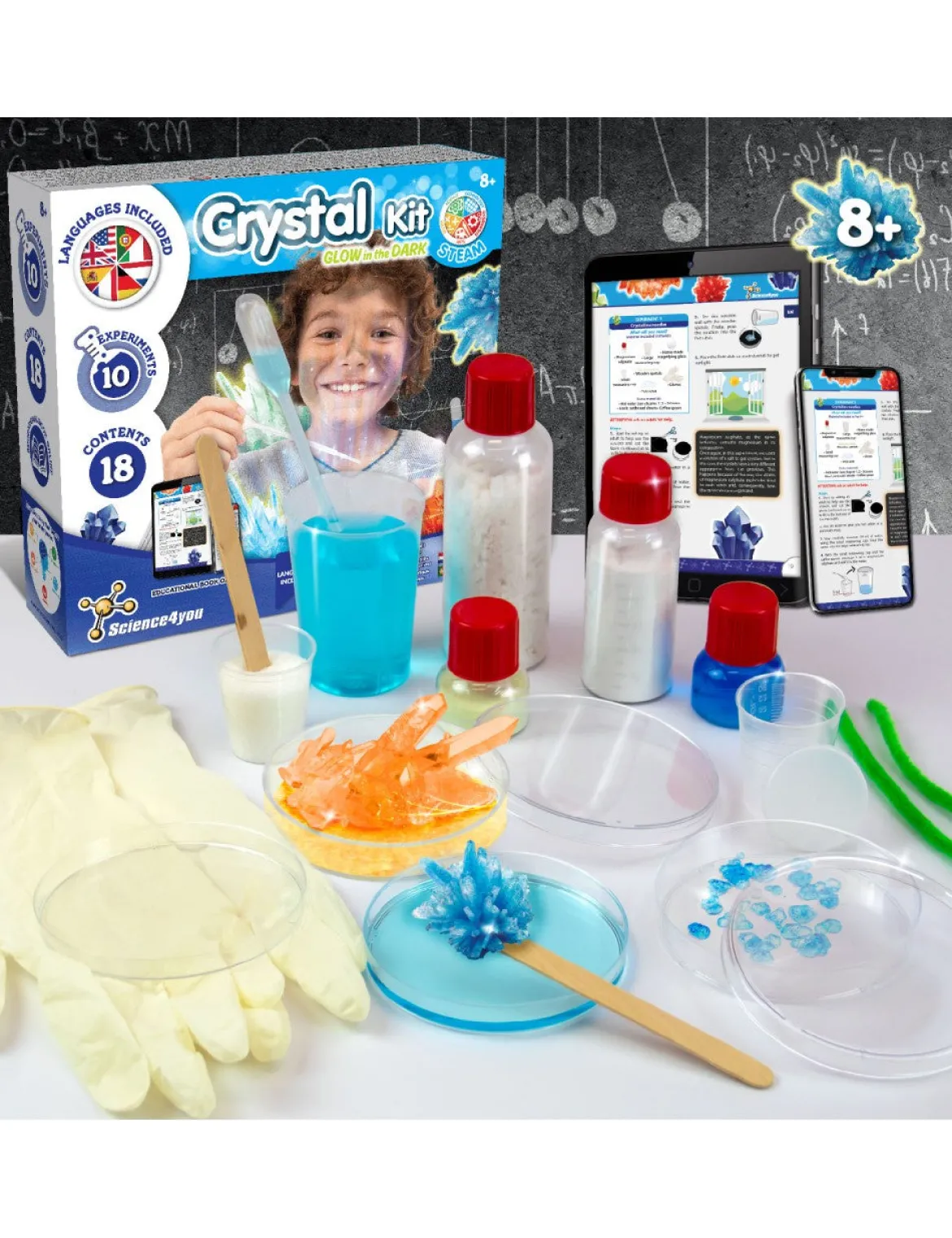 Science4You Kristallilaboratorio Tiedesetti