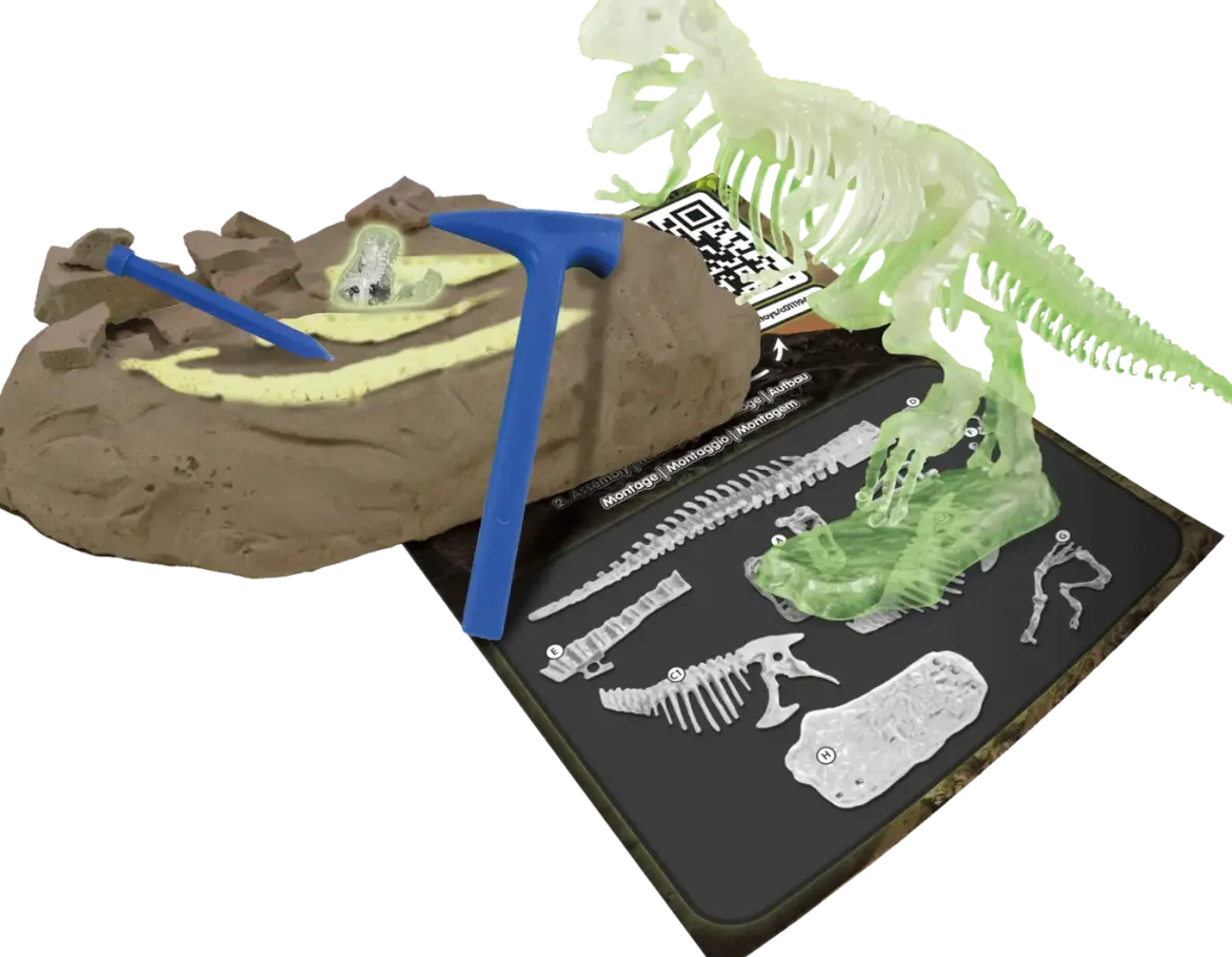 Science4You Tyrannosaurus Rex Glow In The Dark Tiedesetti