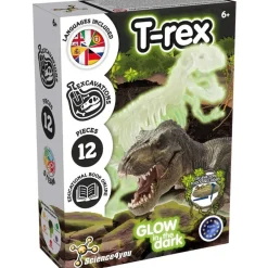 Science4You Tyrannosaurus Rex Glow In The Dark Tiedesetti