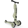Scoot & Ride Potkulauta/Potkupyörä Highwaykick 1 Olive/Oliivinvihreä