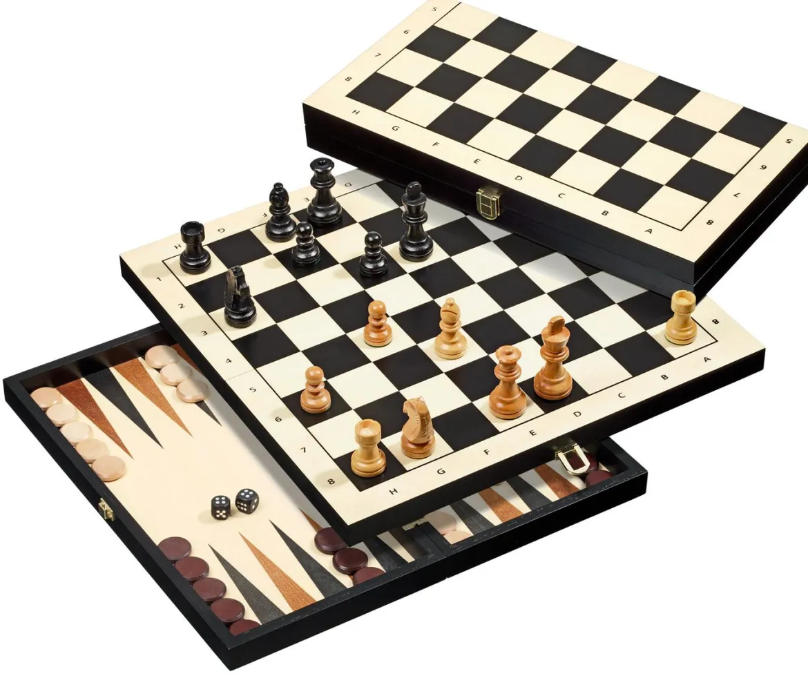 Shakki, Backgammon ja Tammi