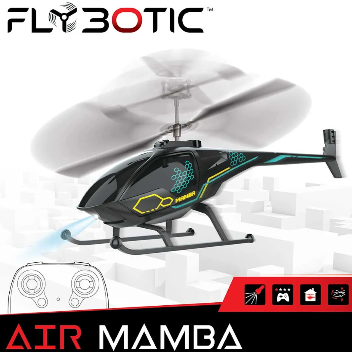 Silverlit Flybotic Air Mamba Radio-ohjattava Helikopteri