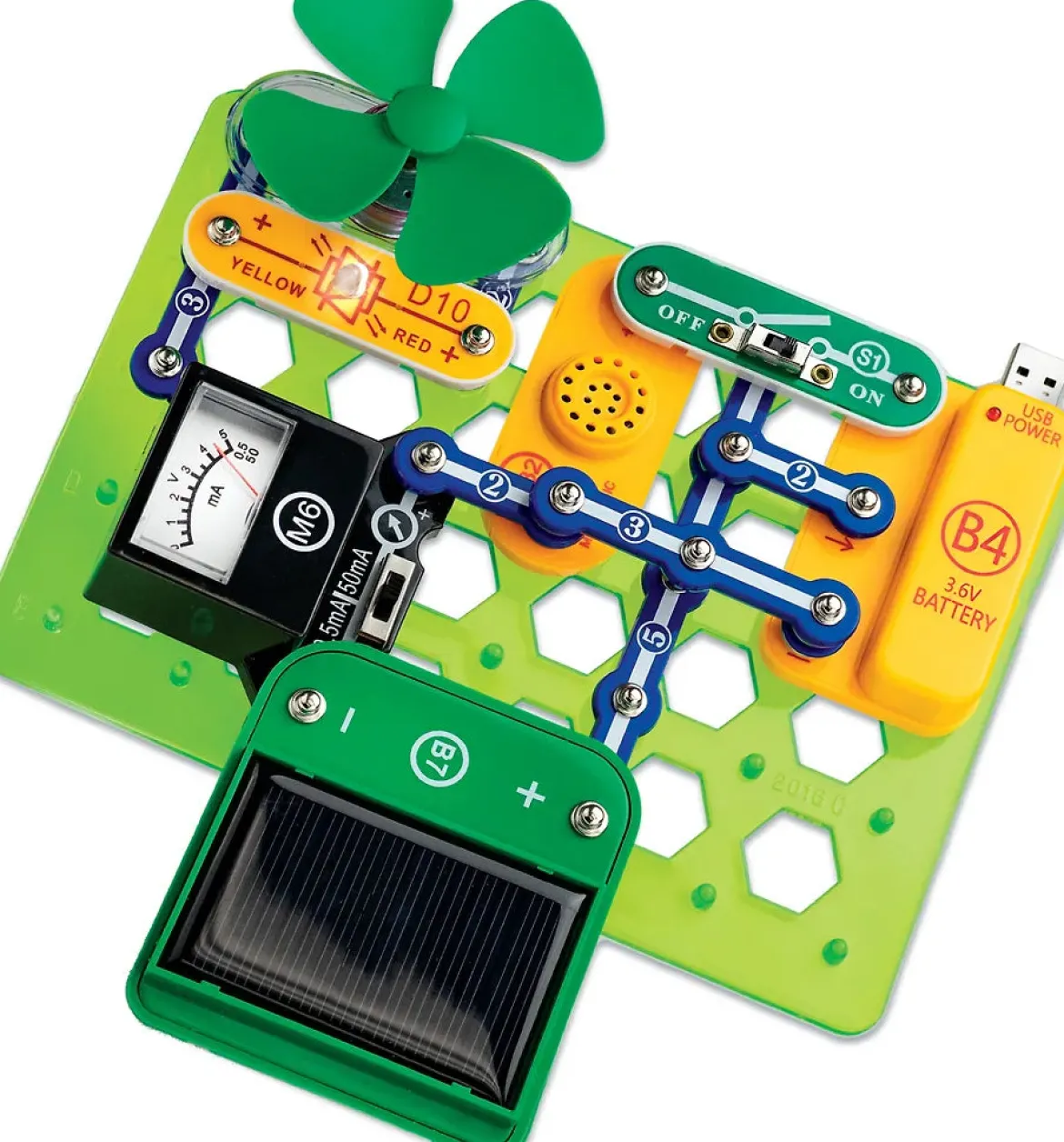 Snap Circuits Green Energy Lab Sähkölaboratorio