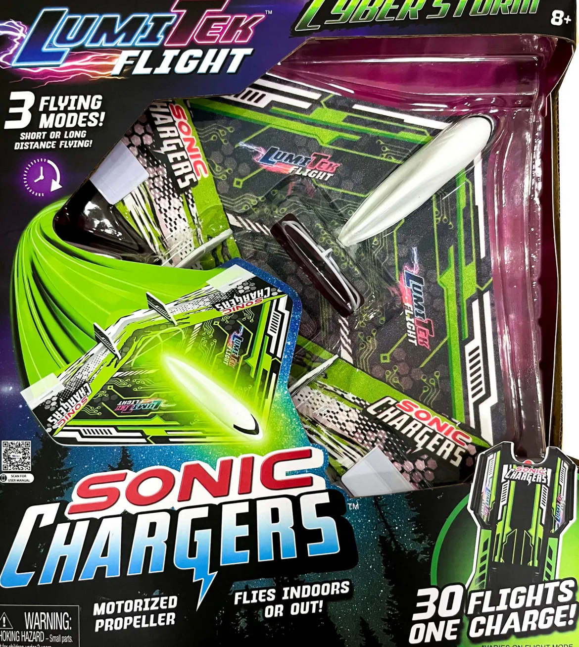 Sonic Chargers Ladattava Lennätetävä Lennokki