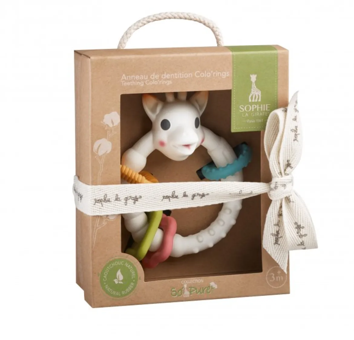 Sophie La Girafe So Pure Color Rings Purulelu