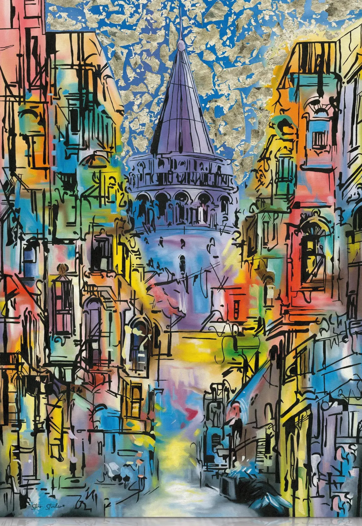 Star Puzzle 1000 Palan Palapeli Galata Tower