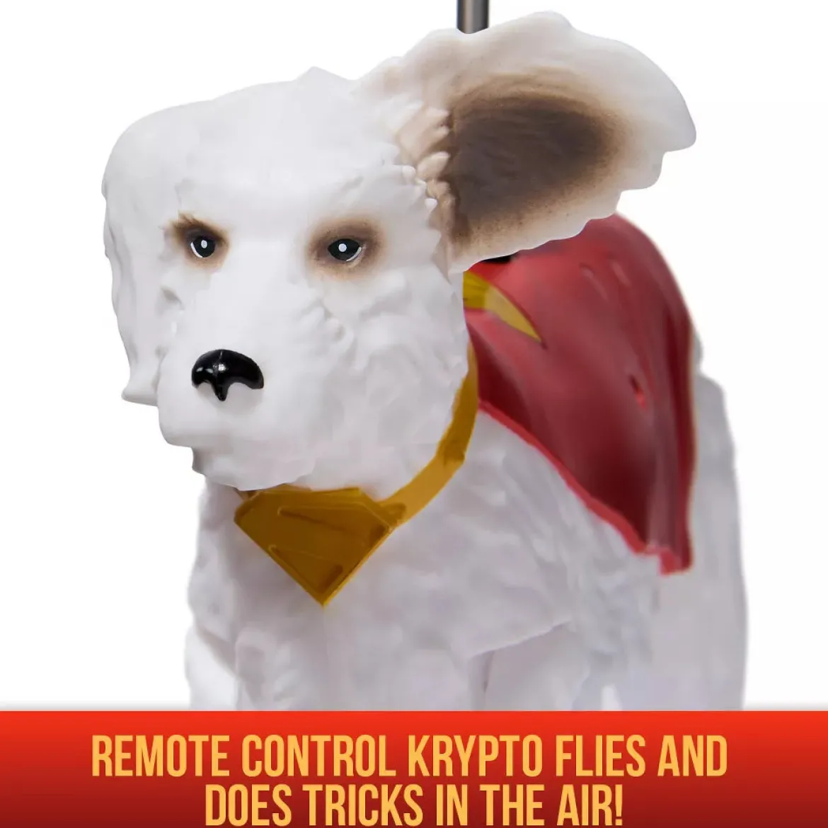 Superman Movie Flying Krypto Radio-ohjattava Lennätettävä Koira 19 cm