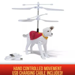 Superman Movie Flying Krypto Radio-ohjattava Lennätettävä Koira 19 cm