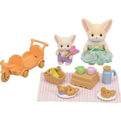 Sylvanian Families 5698 Aurinkoinen Piknik Setti, Aavikkokettusisko ja Vauva