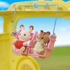 Sylvanian Families 5744 Avattava 3-Kerrosbussi Leikkipuistolla