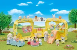 Sylvanian Families 5744 Avattava 3-Kerrosbussi Leikkipuistolla