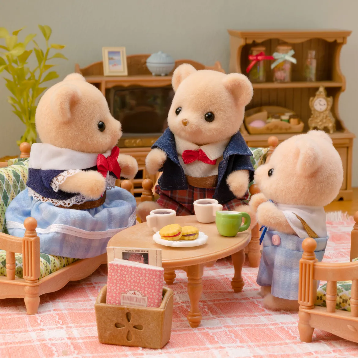 Sylvanian Families 5851 Biscuit Bear Perhe