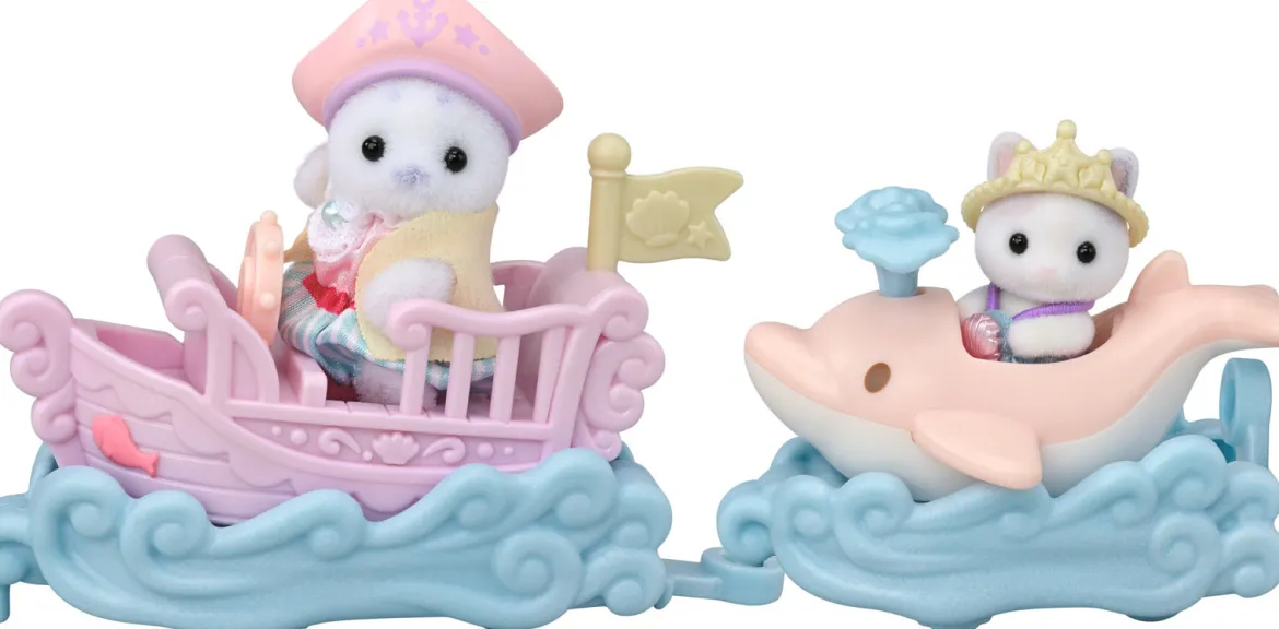 Sylvanian Families Huvipuiston Delfiini ja Leikkilaiva