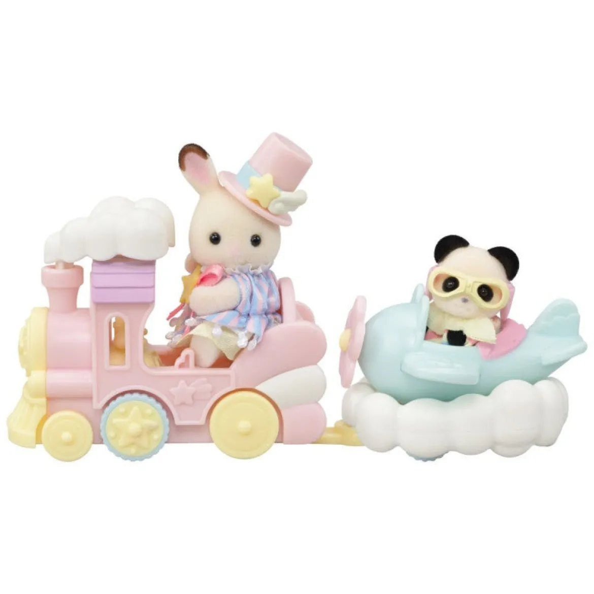 Sylvanian Families Huvipuistosetti Lentokone & Juna