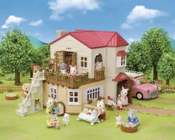 Sylvanian Families 5708 Kaupunkitalo Ullakolla