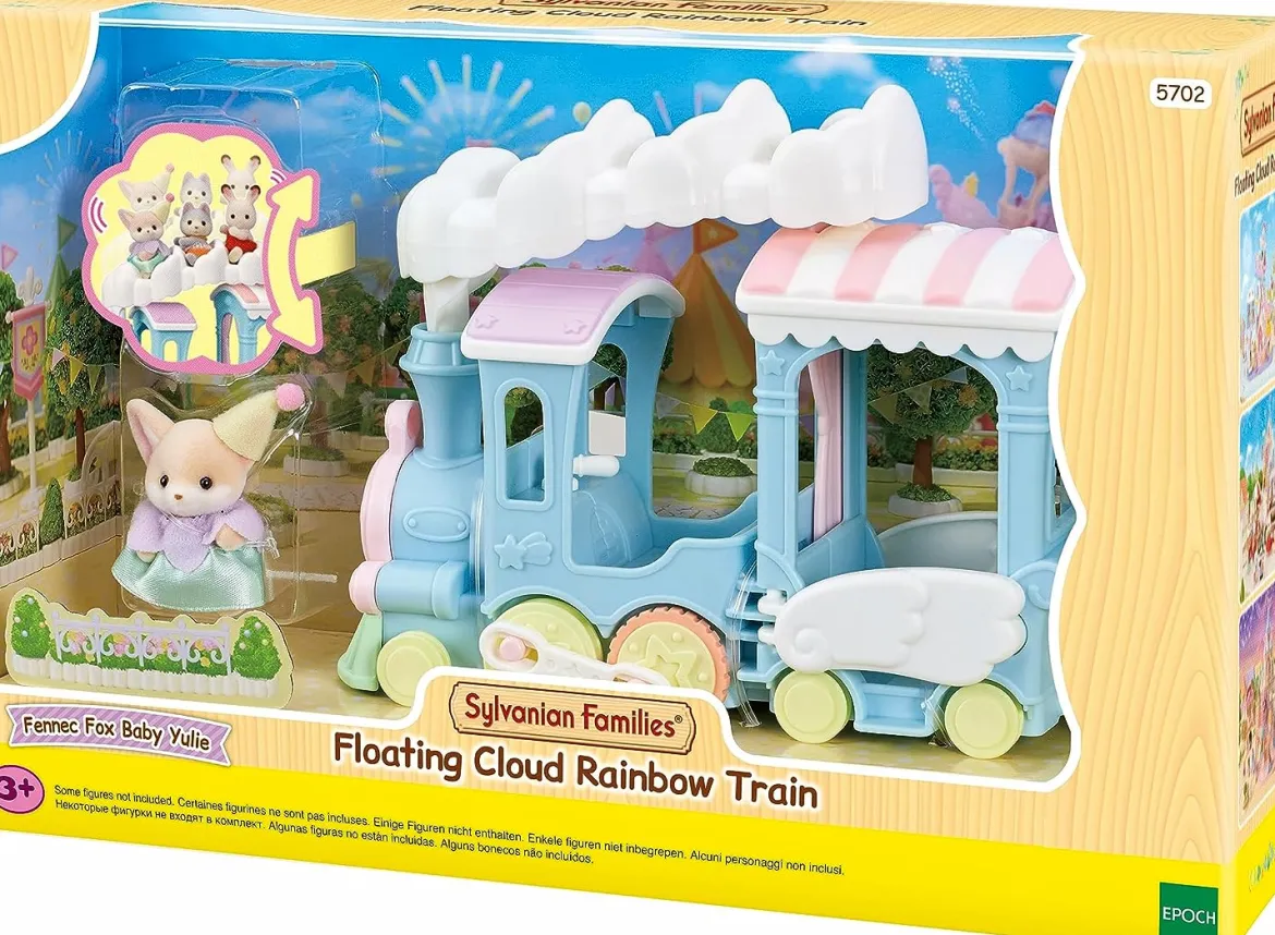 Sylvanian Families 5702 Keinuva Sateenkaarijuna
