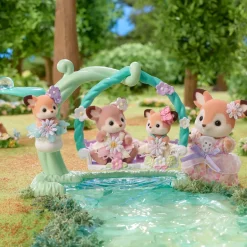 Sylvanian Families 5801 Peuravauvat Kukkakeinussa
