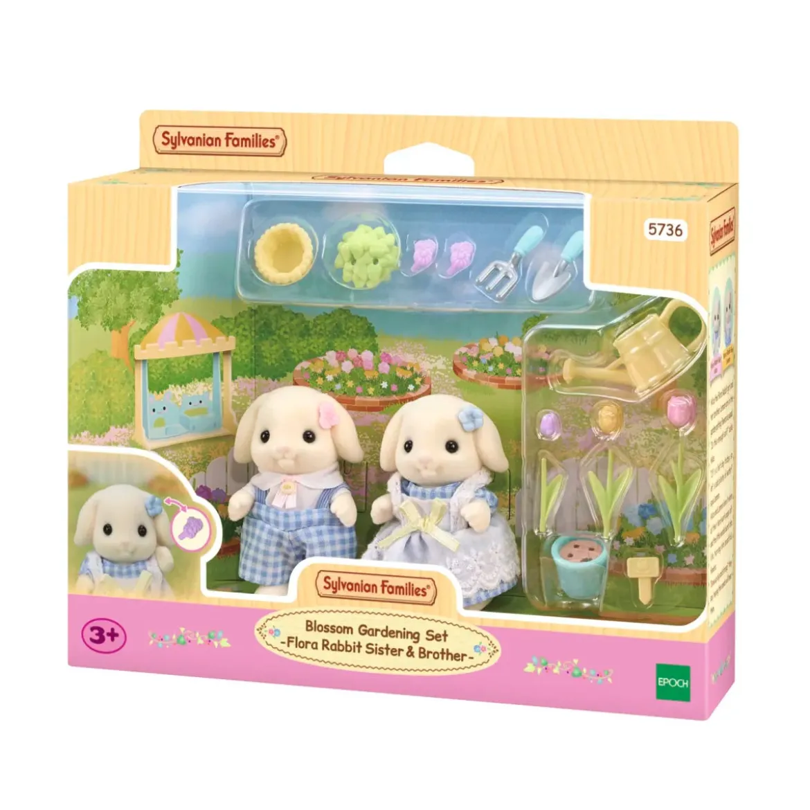 Sylvanian Families 5736 Puutarhasetti Hahmoilla