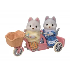 Sylvanian Families Tandempyöräilevät Husky Sisarukset