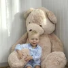Teddykompaniet Jätti Nalle Pehmolelu Holger Jr. 100cm