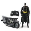 The Batman Stealth Batcycle RC Radio-Ohjattava Moottoripyörä ja Hahmo 30 cm