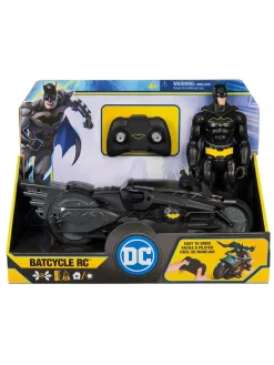 The Batman Stealth Batcycle RC Radio-Ohjattava Moottoripyörä ja Hahmo 30 cm