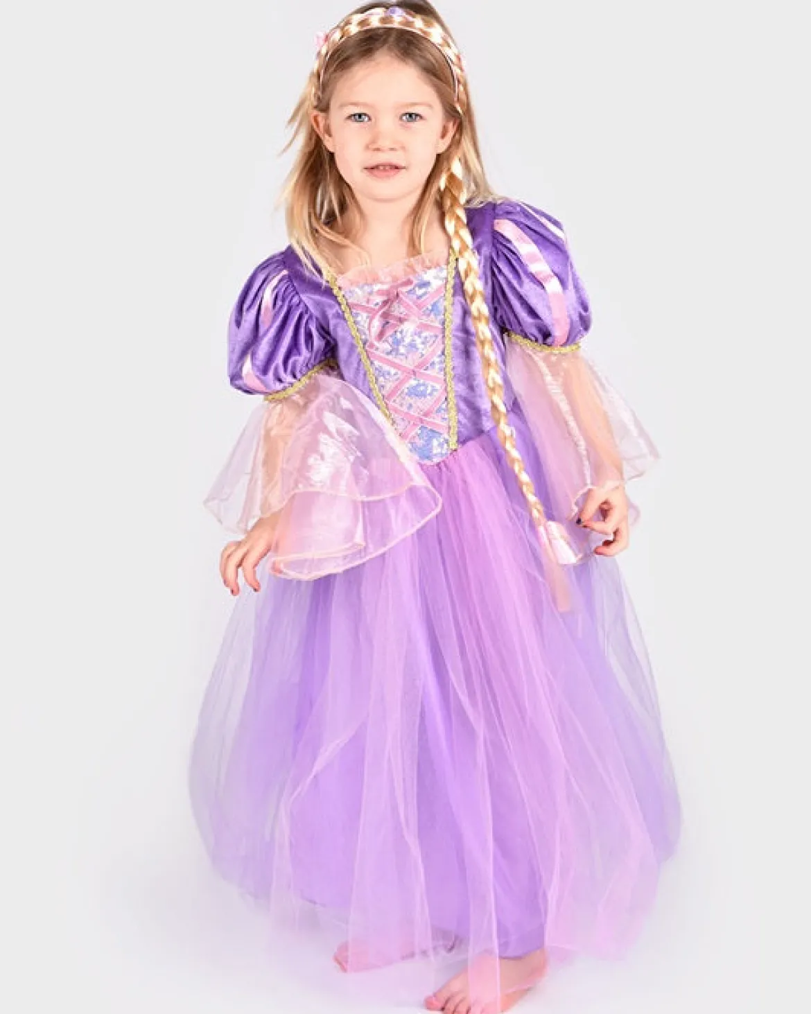 Tähkäpää Prinsessamekko sekä Letti 98-104cm